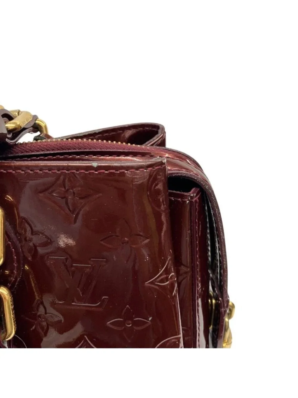 Louis Vuitton Amarante Avenue Handbag Patent